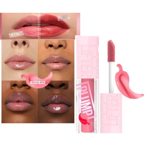 MAYBELLINE -LIFTER GLOSS PLUMP Blush Blaze