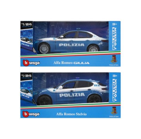 BURAGO- AUTO DI POLIZIA 1:24 