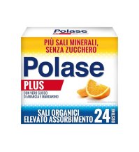 Polase Plus Integratore alimentare di Potassio e Magnesio Senza Zuccheri Gusto Arancia e Mandarino, 24 Bustine