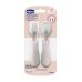Chicco Posate Inox Rosa 18m+