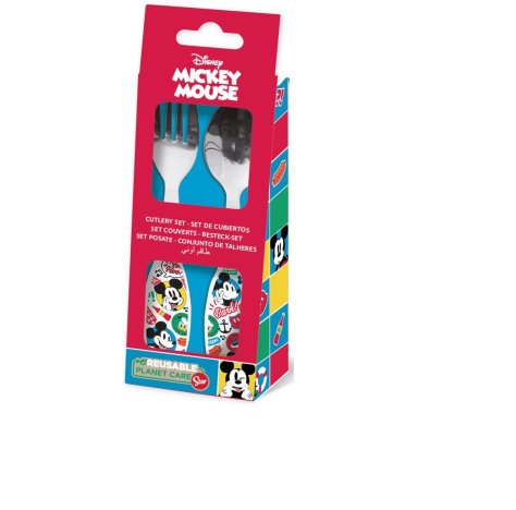 Set Posate Bambini Mickey Mouse - Disney | Riutilizzabili