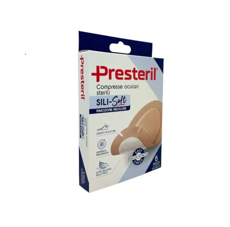 Corman Presteril - Sili Soft Compressa Oculare, 6 cerotti