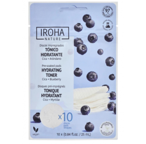 IROHA Dischetti tonificanti lenitivi e idratanti