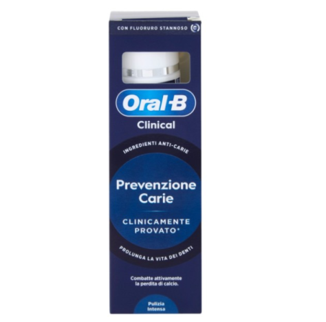 Oral-B Clinical Dentifricio Prevenzione Carie Pulizia Intensa 75 ml
