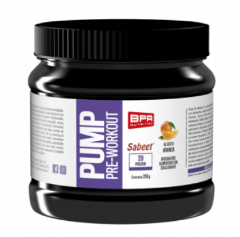 BPR NUTRITION - Pump Pre-workout 250 g gusto arancia