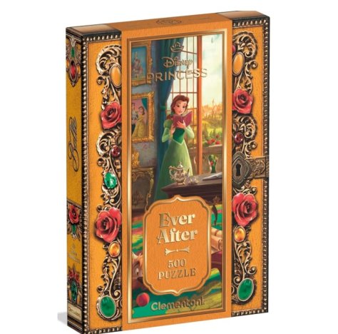 Clementoni Puzzle 500 Pezzi – Ever After Collection Disney Princess Belle