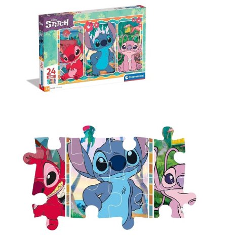 CLEMENTONI - PUZZLE  24 MAXI DISNEY STITCH 