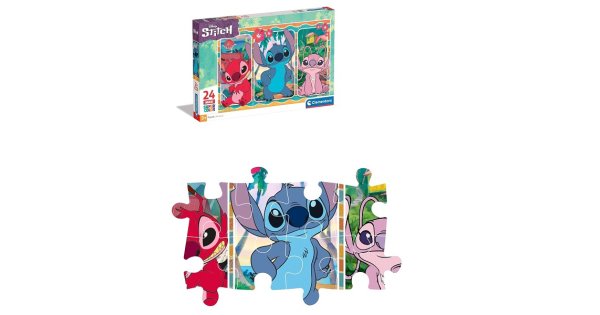 CLEMENTONI - PUZZLE 24 MAXI DISNEY STITCH