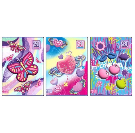 QUADERNO MAXI SEVEN SJ GIRL RIGATURA Q ( QUADRETTINI  PICCOLI 5MM CON MARGINI ) 