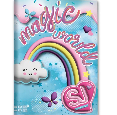 SJ GANG Quaderno A4 Maxi Wondrous Girl: Stile e Funzionalità per Giovani Studentesse