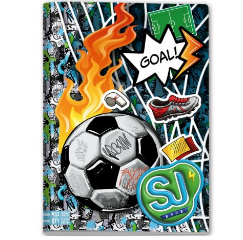 Quaderno A4 Maxi Sj Gang Wondrous Boy Fantasie Assortite / 100 gr / Riga A