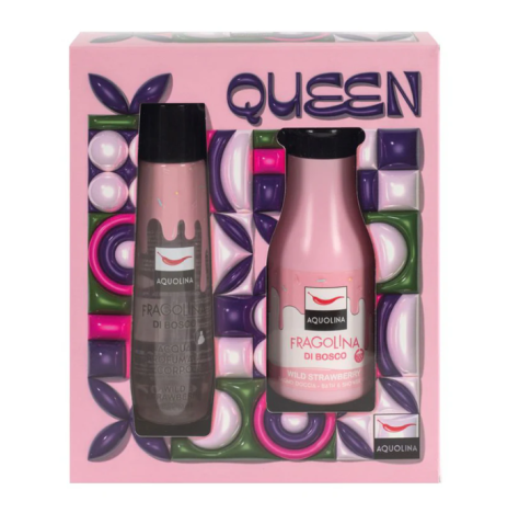 Cofanetto Queen Acqua Profumata + Bagno Doccia Fragolina Di Bosco