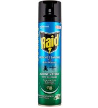 Raid Insetticida Spray contro Mosche e Zanzare con Aroma di Olio di Eucalipto Ml.400