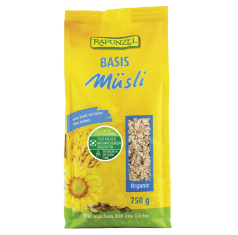 RAPUNZEL ORIGINAL MUESLI 750G