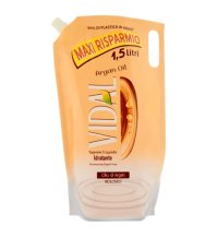 VIDAL SAPONE LIQUIDO BUSTA RICARICA 1500 ML - ARGAN 