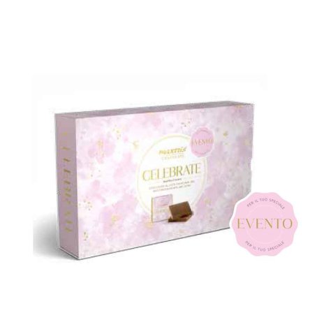 MAXTRIS CELEBRATE NAPOLITAINS  BOX CIOCCOLATO AL LATTE ROSA - 500 GR