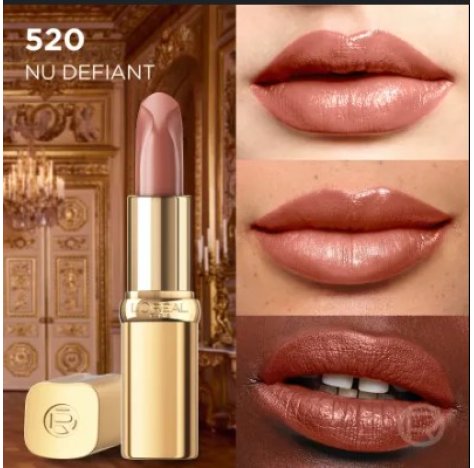 L'OREAL PARIS - ROSSETTO FREE THE NUDES, 520 NU DEFIANT