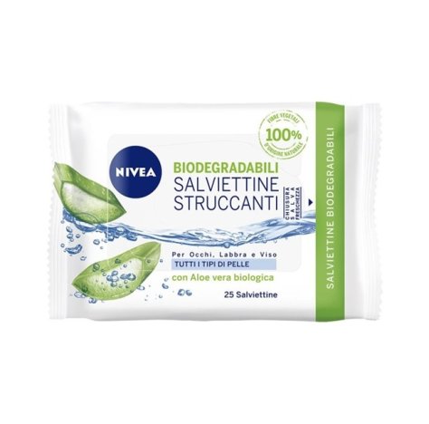 Nivea Salviettine Biodegradabile 25 Pezzi