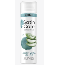 Gillette Satin Care Gel rasatura con Aloe Vera, 200 ml