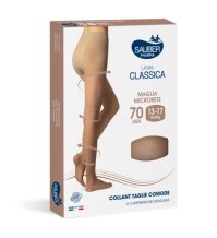 Sauber Collant Taglie Comode 70 Maglia Microrete Neutro Beige 3 Linea Classica