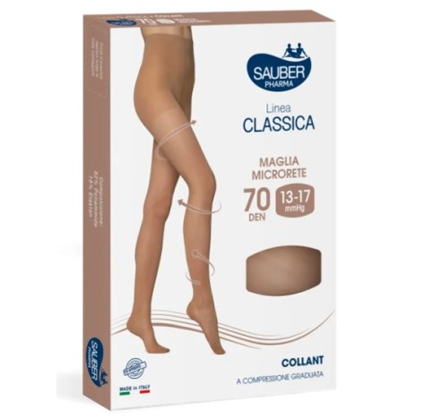 SAUBER LINEA CLASSICA 70DEN COLLANT NERO TAGLIA 3 