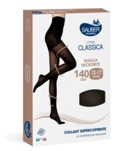 Sauber Classica - Collant Maglia Microrete 140 Denari Nero Taglia 2
