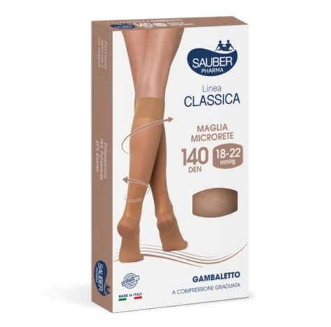 SAUBER Linea Classica 140Den Gambaletto Neutro Taglia 3