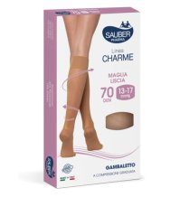 Sauber Gambaletto 70 Den Maglia Liscia Nero 2 Linea Classica