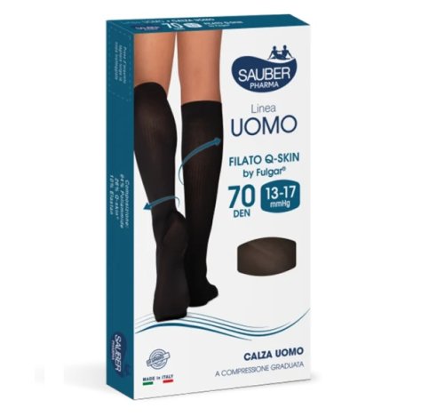 SAUBER LINEA UOMO FILATO COTONE 70DEN CALZA UOMO Q-SKIN, S/M BLU SAUBER LINEA UOMO FILATO COTONE 70DEN CALZA UOMO Q-SKIN, S/M BLU
