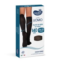 SAUBER Linea uomo Calza Anatomica Filato Q-Skin 140D Nero