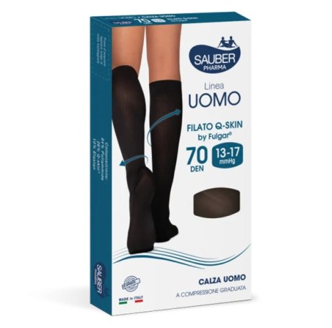 SAUBER LINEA UOMO FILATO COTONE 70DEN CALZA UOMO, L/XL NERO SAUBER LINEA UOMO FILATO COTONE 70DEN CALZA UOMO, L/XL NERO