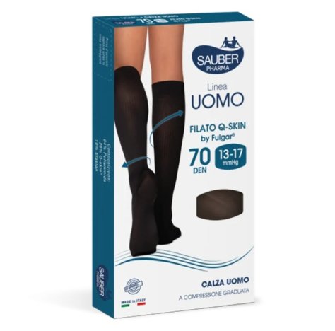 SAUBER LINEA UOMO CALZA ANATOMICA COTONE FILATO Q SKIN, L/XL SAUBER LINEA UOMO CALZA ANATOMICA COTONE FILATO Q SKIN, L/XL