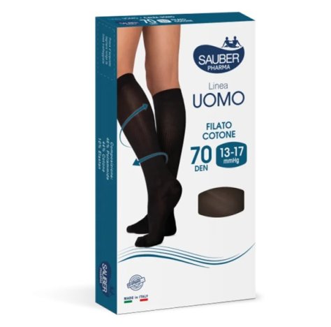 SAUBER LINEA UOMO 70DEN CALZA COTONE FILATO BLU, S/M SAUBER LINEA UOMO 70DEN CALZA COTONE FILATO BLU, S/M