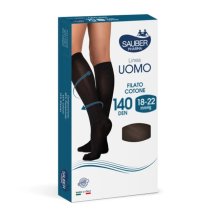SAUBER LINEA UOMO COTONE FILATO CALZA 140 DEN NERO TAGLIA S/M