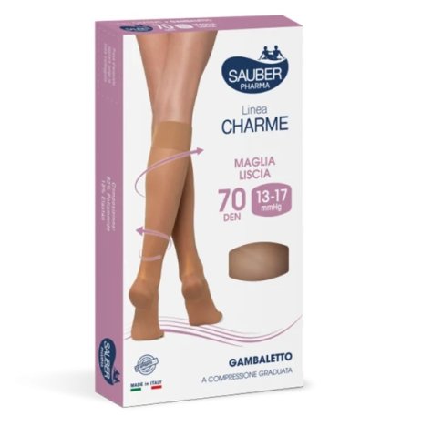 SAUBER Linea Charme 70DEN Gambaletto Neutro TAGLIA 3