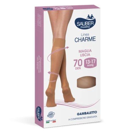 SAUBER LINEA CHARME 70DEN GAMBALETTO NERO TAGLIA 3