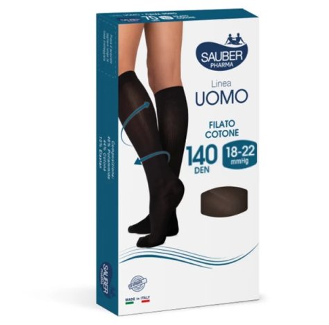 SAUBER LINEA UOMO FILATO COTONE 140DEN CALZA UOMO, L/XL NERO SAUBER LINEA UOMO FILATO COTONE 140DEN CALZA UOMO, L/XL NERO