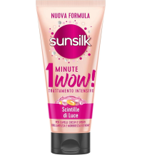 SUNSILK Scintille di Luce 1 Minute Wow! Trattamento Intensivo per Capelli Crespi e Spenti 180 mL