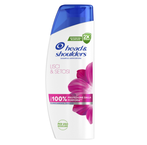 head & shoulders Shampoo Lisci e Setosi, 250 ml