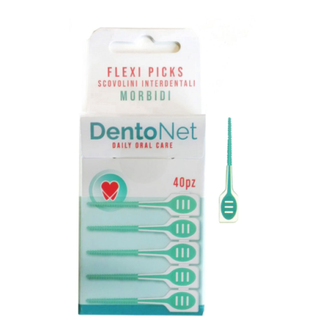 DENTONET 40 SCOVOLINI INTERDENTALI FLEXI PICKS