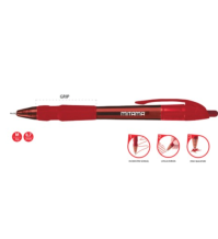 Penna Mitama Scatto Speed 3 Punta 0,7 Rossa