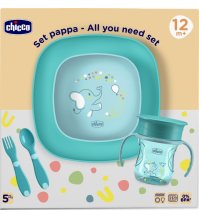 Chicco Set Pappa*Azzurro 12m+