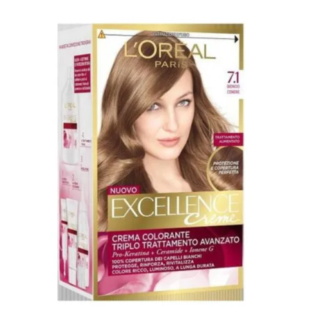 L'OREAL EXCELLENCE CREME N.7.1 BIONDO CENERE