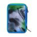 Astuccio 3 Zip Seven Write Down - Blu/Verde