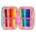 Astuccio Seven 3 Zip Write Down - Fuxia