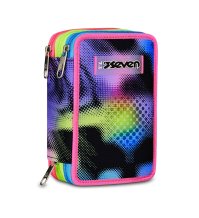 Astuccio Seven 3 Zip Write Down - Fuxia