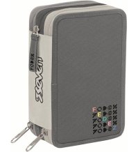 Seven - Astuccio 3 zip per la scuola FEDEZ X SEVEN - MULTICOLOR completo