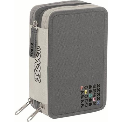 Seven - Astuccio 3 zip per la scuola FEDEZ X SEVEN - MULTICOLOR completo