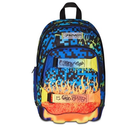 Zaino Seven Dual Scribbled Flame