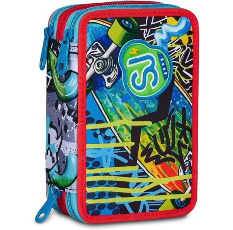 Astuccio 3 Zip Sj Gang - Sharky Skate